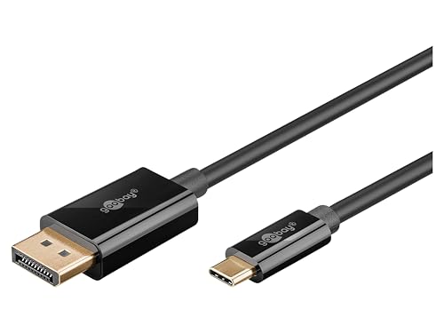 goobay Câble USB C vers DisplayPort - Connecteurs plaqués... en promo sur Amazon