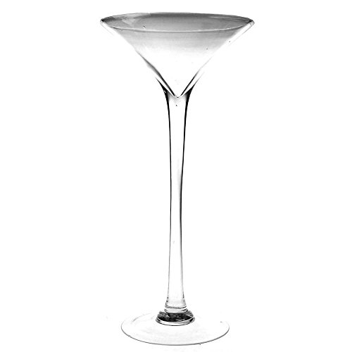 Amazon Com Firefly Imports Clear Tall Martini Glass Vase Height