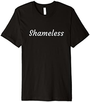 Mens "Shameless"T XL Black
