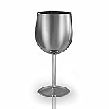 Cuisine Prefere Outdoors Camping PoolSide Stainless Steel Wine Glass/Goblet (1)
