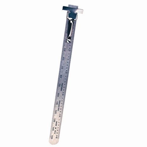 Empire 6-Inch Pocket Stainless Steel Ruler
