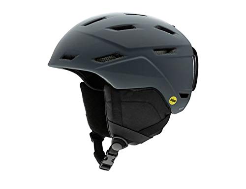 Smith Optics Mission-Mips Adult Ski Snowmobile Helmet - Matte Charcoal/Large