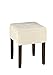 Hillsdale Furniture Bellamy Backless Vanity Stool, Beige