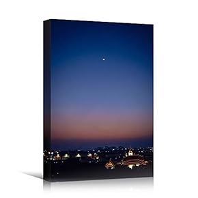 signwin Canvas Wall Art Building Cityscape Cityscape Colorful...