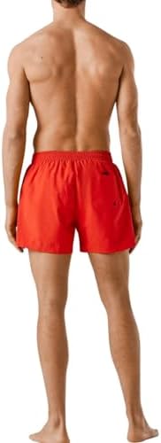 PJ Solid Swimshort Shorts, Rouge (Crispy Red), XL Homme