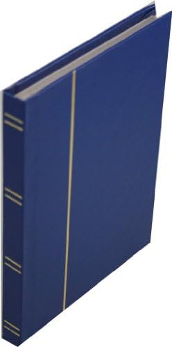 Wessex Blue P1 16 side pocket size white page stockbook, 8 pages.