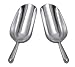 Premium Life AS-12 SET OF 2, 12 Oz. (Ounce) Bar Ice Scoop, Dry Bin Scoop, Dry Goods Scoop, Candy Scoop, Spice Scoop, Cast Aluminum primary