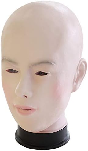 Realistic Female Mask For Halloween Human Female Masquerade Latex Party Mask Crossdress Costume Cosplay Mask