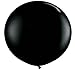Giant Black Latex Balloon Package of 2