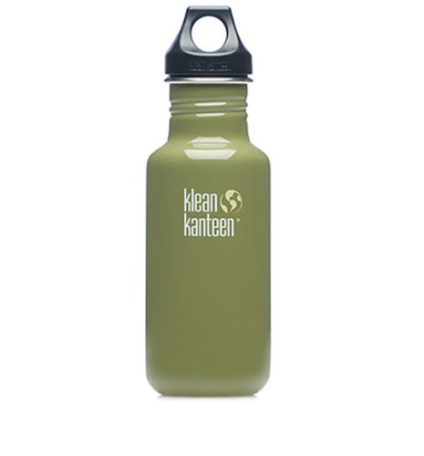 Klean Kanteen 18oz Loop Cap Silver
