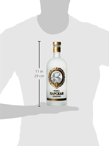 Zarskaya Gold Vodka (1 x 1 l) – Bild 4