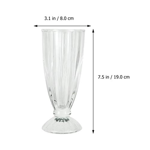 Cabilock Eisbecher Dessertbecher 340ml Eisgläser Cocktailgläser Sektschalen Eisschalen Dessert Glasschalen Glas Becher… – Bild 8
