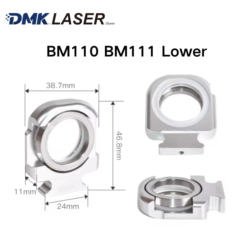 DMKLaser Raytools BM110/111/114 Protective Lens Drawer Module 24.9x1.5 Lens Holder 27.9x4.1 Bracket for Laser Cutting Heads