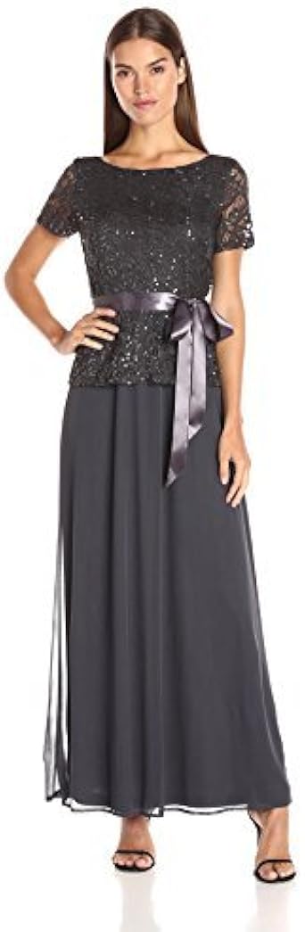 Onyx nites short sleeve evening gown best sale