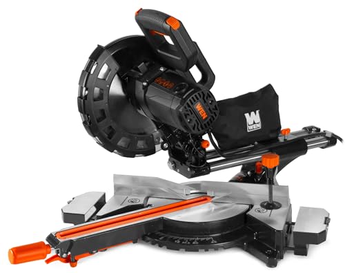 WEN 15-Amp 10-Inch Single-Bevel Sliding Compound Miter Saw with Laser (MM1014T) photo 8