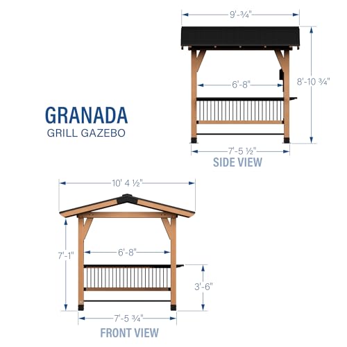 Backyard Discovery Granada Grill Gazebo Review: Hardtop BBQ Pavilion with PowerPort image 20