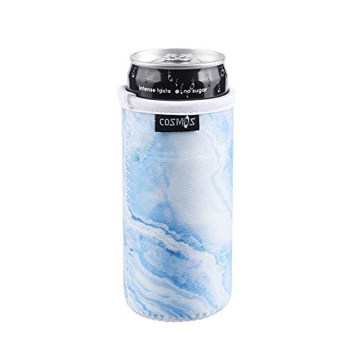 image for CM COSMOS 4 Pcs Soft Neoprene Slim Can Sleeves Insulators Slim Can Cov