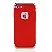 iPhone 7 Case, iPhone 8 Case, Monsety iPhone 7 Case Back Cover, 3 - Piece Ultra Slim & Rugged Fit Shock Anti - Drop Proof Impact Resist Protective Hard Case for Apple iPhone 7 4.7 Inch (Red)