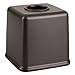 mDesign Plastic Square Facial Tissue Box Cover Holder for Bathroom Vanity Countertops, Bedroom Dressers, Night Stands, Desks and Tables - 2 Pack - Bronze