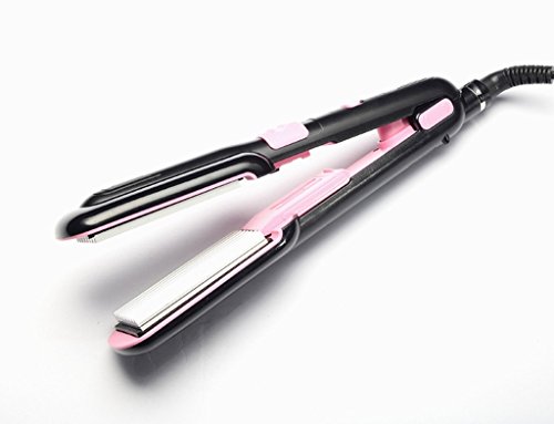 PRITECH Ceramic Plate 2 Different Temperature Setting Hair Straightener Irons Professional Straightening Hair Tools Pink TA-934