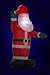 Homegear 8 ft Christmas Inflatable Santa Claus