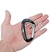 EOTW Aluminum Carabiner Keychain Quickdraw D-ring Spring Snap Key Chain Clip Hook Lock Buckle Pack D Shape Hanger Holder Premium Utility Outdoor Equipment For Haning Hammock Suspension Camping Black
