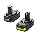 Energup 2 Pack 2.0A Ryobi 18V Lithium Battery Pack Replacement for Ryobi 18-Volt ONE+ P104 P105 P102 P103 P107 Cordless Tools Battery