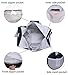 MIER Barrel Travel Sports Bag for Women and Men Small Gym Bag with Shoes Compartment 19.7inches(Black)