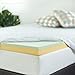 ZINUS 3 Inch Green Tea Memory Foam Mattress Topper, Pressure-Relieving Layers, CertiPUR-US Certified, Queen