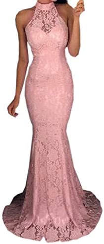 Evening Dresses for Women,Sunyastor Sleeveless Strappy Deep V Neck Dress Sequined Cocktail Formal Dress Lace Prom Gown Dress
