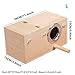 YJJKJ Wood Parakeet Nest Box Pet Bird House Parrot Breeding Mating Box Bird Cage Box for Lovebirds Cockatiel Parrotlets Budgerigar Parakeet (L)