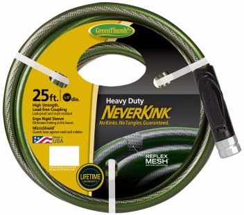Green Thumb 8614 25 Neverkink Garden Hose Heavy Duty 5 8 In X 25 Ft Quantity 4 Amazon Com