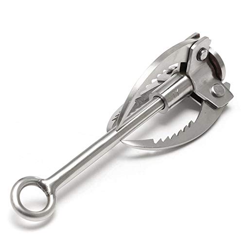 SODIAL Outdoor Sporting Wilderness Survival Carabiner Grappling Folding Three Paws Hook Ice Rock Mountain Climbing Tool - Thumbnail 3