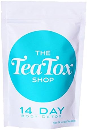 The TeaTox Shop - 14 Day Detox Tea: Weight Loss, Reduce Bloating, Body Cleanse and Appetite Suppressant, Organic Metabolism Booster Supplement