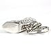 Maycom Silver High-heeled Shoe Keychain Creative Fashion Refinement Lady Gift Hollow Shoes Keyring Key Chain Ring Keyfob 86113
