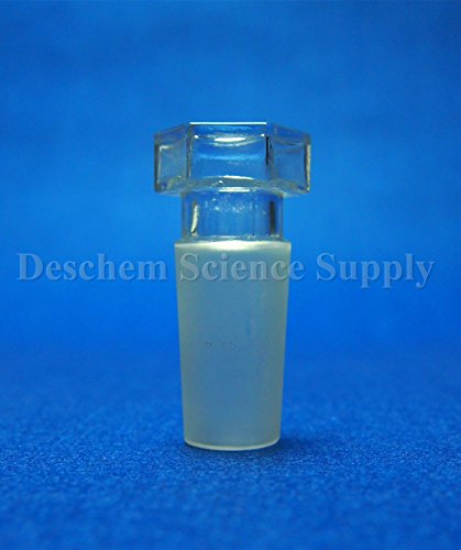Deschem 24/40,Glass Stopper,Laboratory Ground Joint Hexagonal Plug