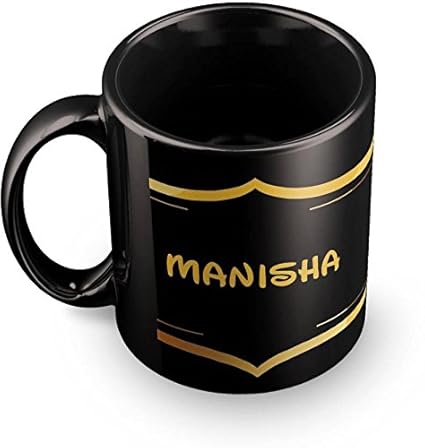 buy khakee manisha name tea and coffee for gift and self use ceramic coffee mug gift online at low prices in india amazon in