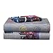 Unique, Soft and Cool Power Rangers 'Band Together' Bedding Sheet Set, Black/Grey/Multicolor, Full