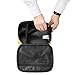 BAGSMART Electronics Travel Organizer Bag Hard Drive Case for Various USB, Phone, Cable, Charger, Yellow