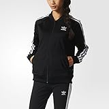 adidas Originals Women's Supergirl Track Top, Large, Black