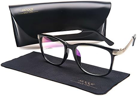 Eyewear Frames Eyeglasses Optical Frame Wayfarer Classic Clear Lens Glasses For Women&amp;Men(C1)