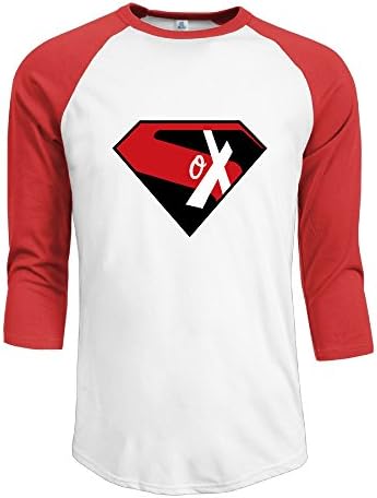 Boy Rapper NO.3 They Don't Like Me 3/4 Sleeve Raglan Tee Contrast Red XL