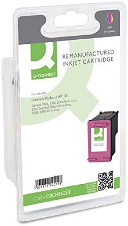 Q-Connect HP 301 Remanufactured Colour Inkjet Cartridge CH562EE, Cyan