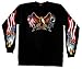Hot Leathers Some Gave All Long Sleeve T-Shirt (Black, Large)
