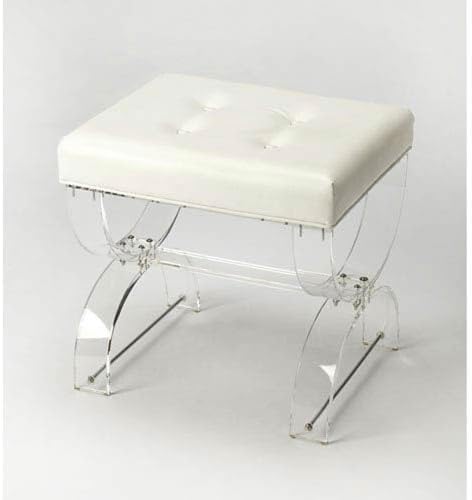 251 First Cooper Acrylic Vanity Stool