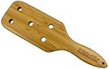 Bamboo Paddle, BamPaddle 11.5 x 3.5 Inch Bamboo Paddle with Airflow Holes - Lightweight, Thin & Ultra Durable with Beautiful Smooth Finish