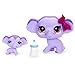 Littlest Pet Shop Elephant and Baby Elephant Figure Set