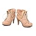 Charm Foot Fashion Womens Platfrom High Heel Western Boots Martin Boots Winter Boots