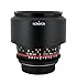 Rokinon CV85M-C 85mm t/1.5 Aspherical Lens for Canon with De-Clicked Aperture and Follow Focus Compatibility Fixed Lens