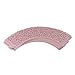 UNIQLED Filigree Artistic Bake Cake Paper Cups Little Vine Lace Laser Cut Liner Cupcake Wrappers Baking Cup Muffin Holder Case for Wedding Birthday Party Decoration (60, Pink)